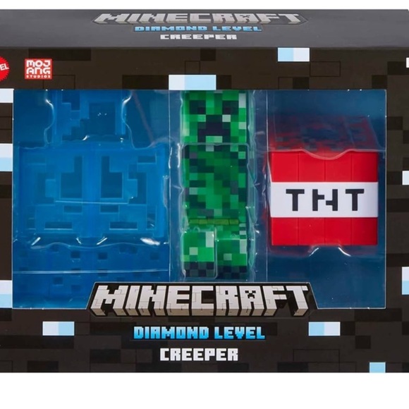 Minecraft Diamond Level Creeper Set - Picture 1 of 6